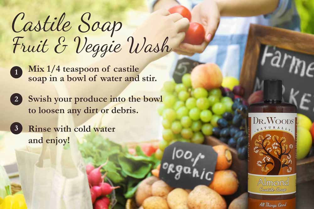 Washing Produce With Dr. Bronner's
